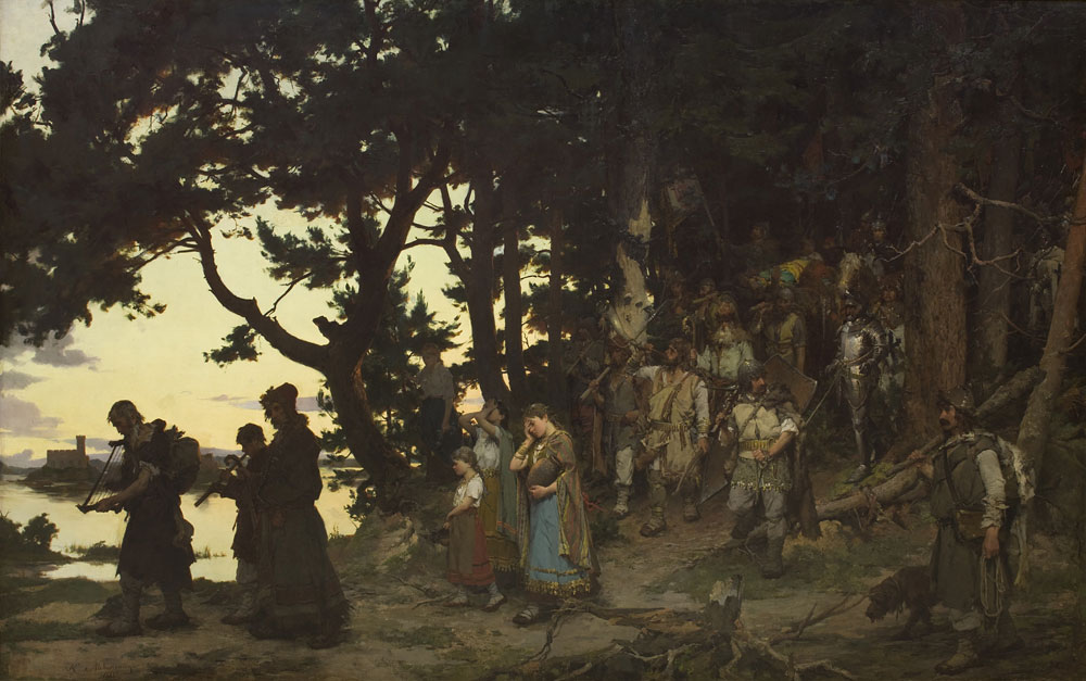 The funeral of Gedymin (Gediminas)