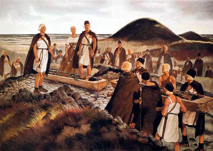 Burial in an oak coffin during the Nordic Bronze Age Culture