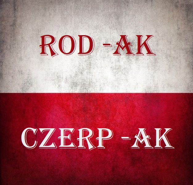 AK is the ancient ending of a masculine noun in the Polish language