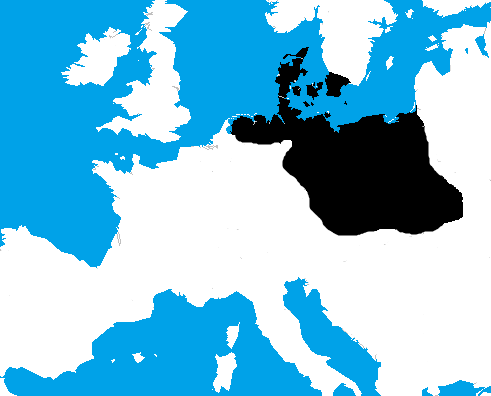 A map of 4000 BC Funnelbeaker Culture in Poland and Scandinavia