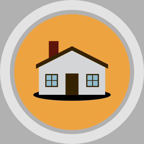 indo-european domus home house icon