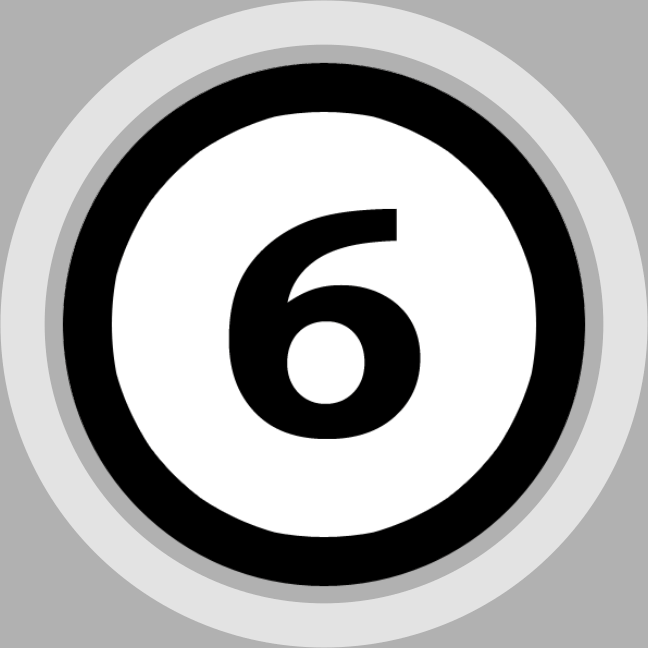 indo-european six šest sześć šeši sesi seks sehs sechs sis sei seis number icon
